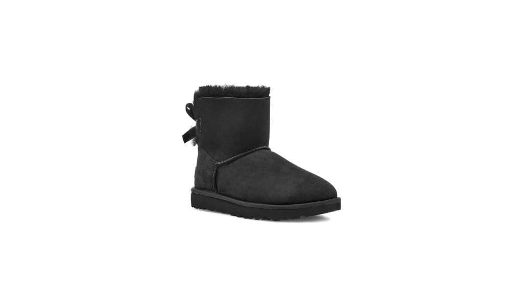 UGG_ Bota W Mini Bailey Bow II Black - Imagen 3