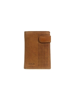 URBAN_ Cartera george negro/cuero caballero - Imagen 1