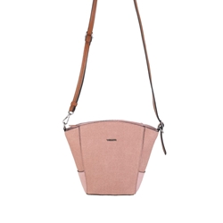 Volum Bags_ Bolso Ackee de bandolera rosa - Imagen 1