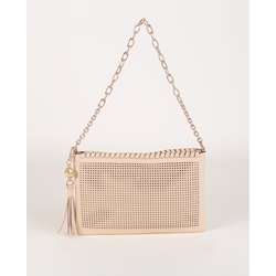 Volum bags_ Bolso Cocktail labeo cartera en beige - Imagen 1