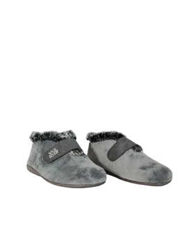 Vul.ladi_ Zapatilla con velcro gris - Imagen 2