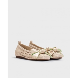 Wonders_ Bailarina trenzado natural - Imagen 2