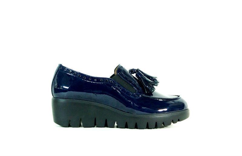 Wonders- Mocasín borlas azul noche - Imagen 2