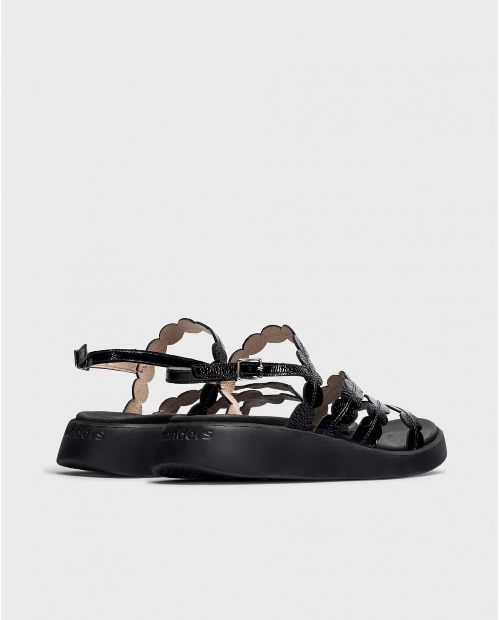 Wonders_ Sandalia motril negro - Imagen 3