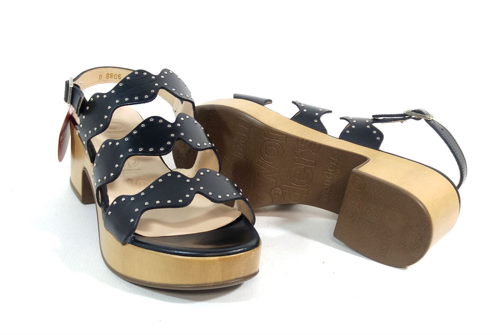 Wonders_ Sandalia tiras adorno metalizado - Imagen 5