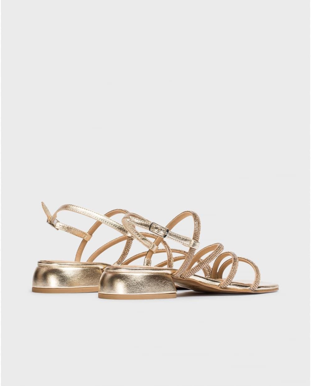 Wonders_ Sandalia zaida platino - Imagen 3