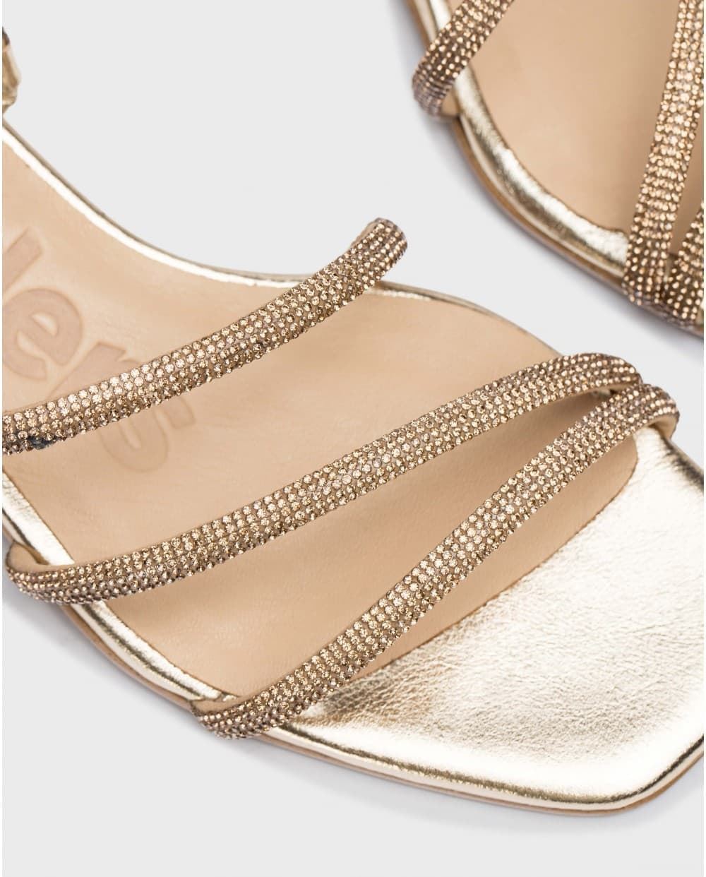 Wonders_ Sandalia zaida platino - Imagen 4