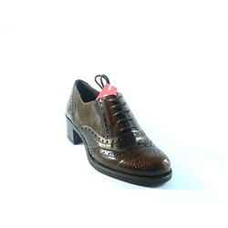 Wonders- Zapato cordones tonos marrones - Imagen 1